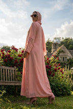 Floral Pink Abaya