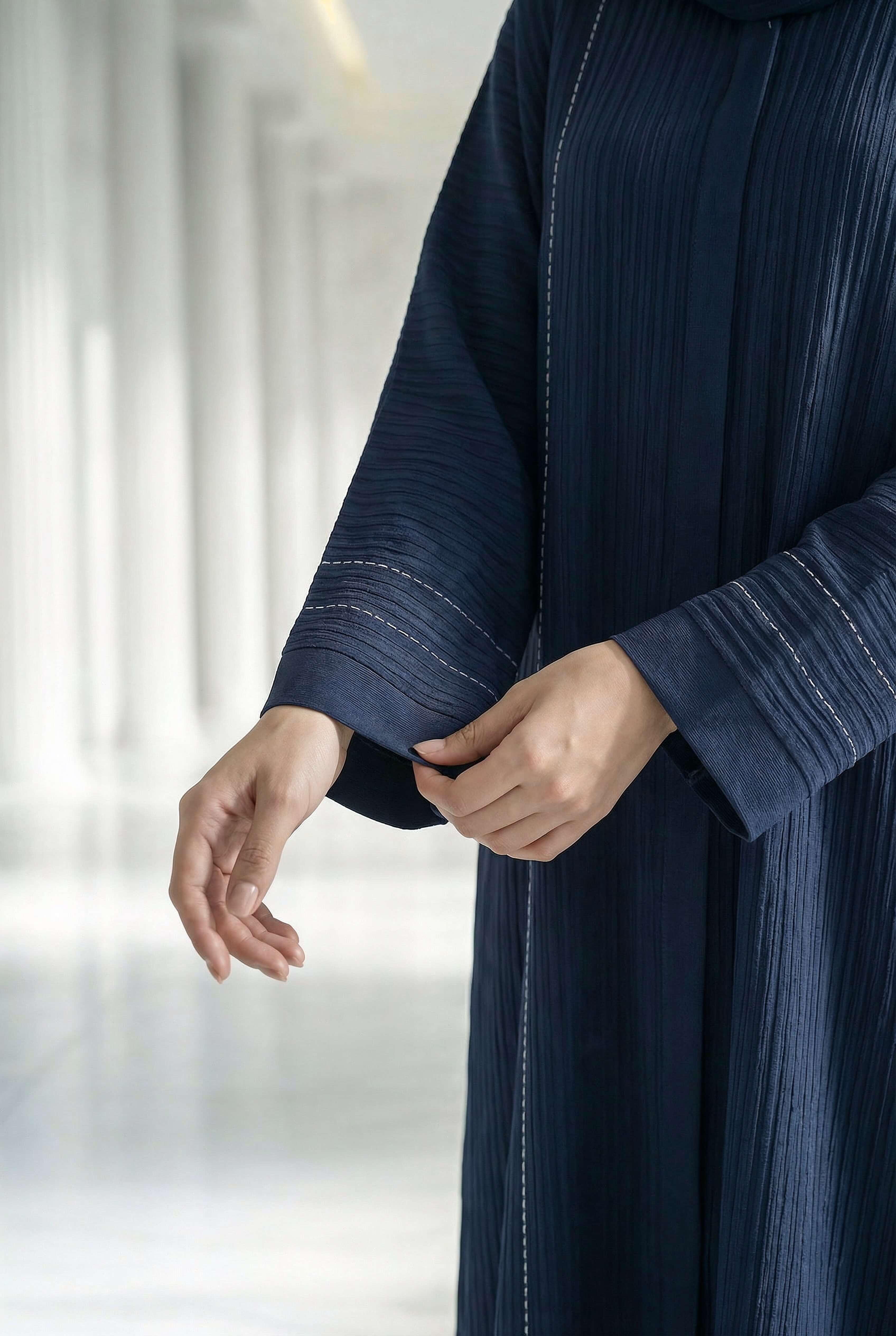 Moonlit Veil Abaya - Skyline