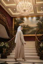 Pearls Dabka Abaya | Serene Threads