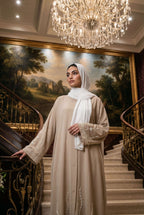 Pearls Dabka Abaya | Serene Threads