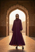 Royal Plum Abaya