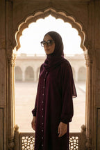 Royal Plum Abaya