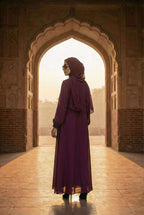 Royal Plum Abaya