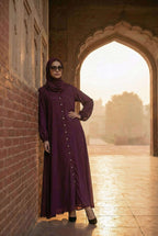 Royal Plum Abaya