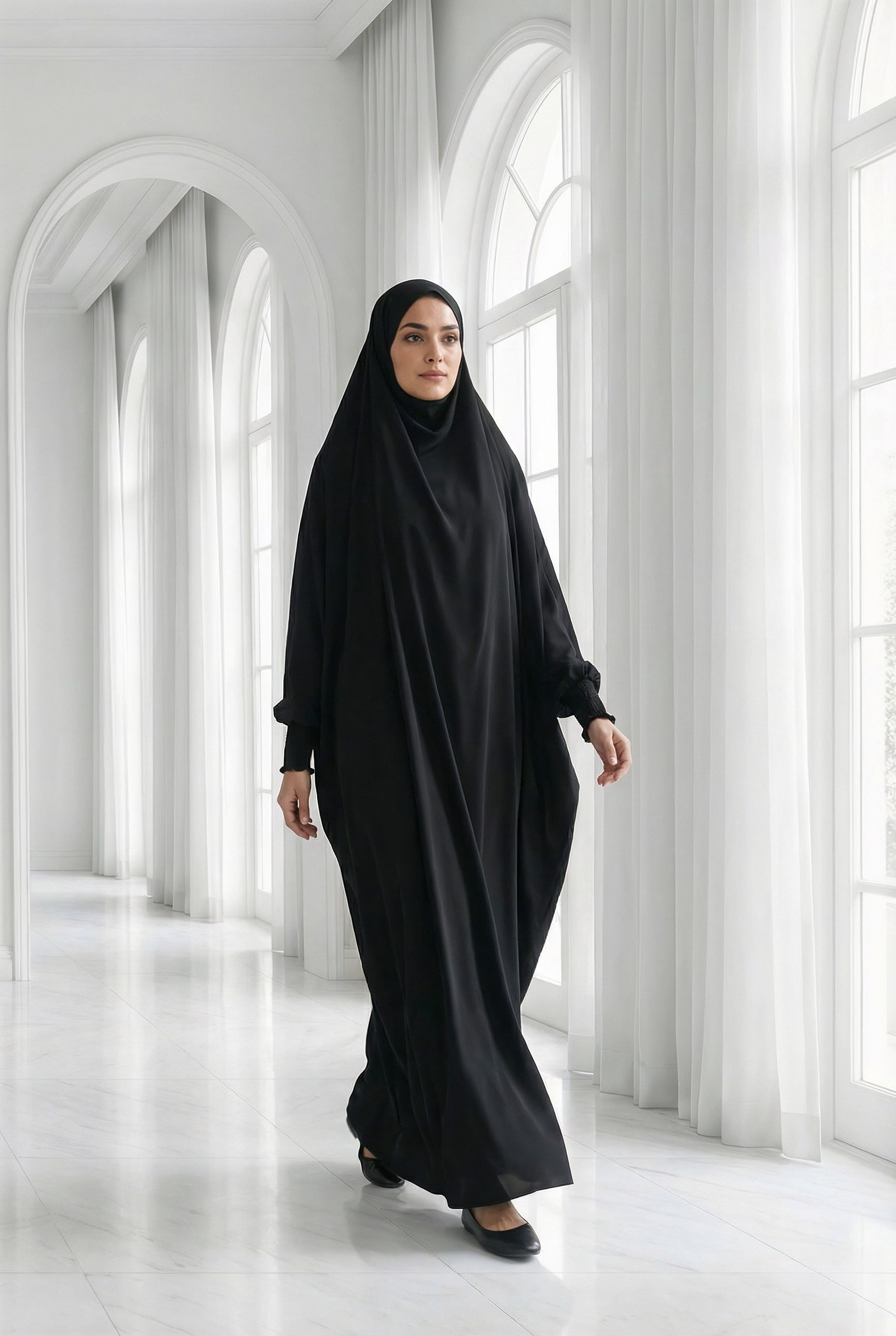 Saudi Jilbaab - Black