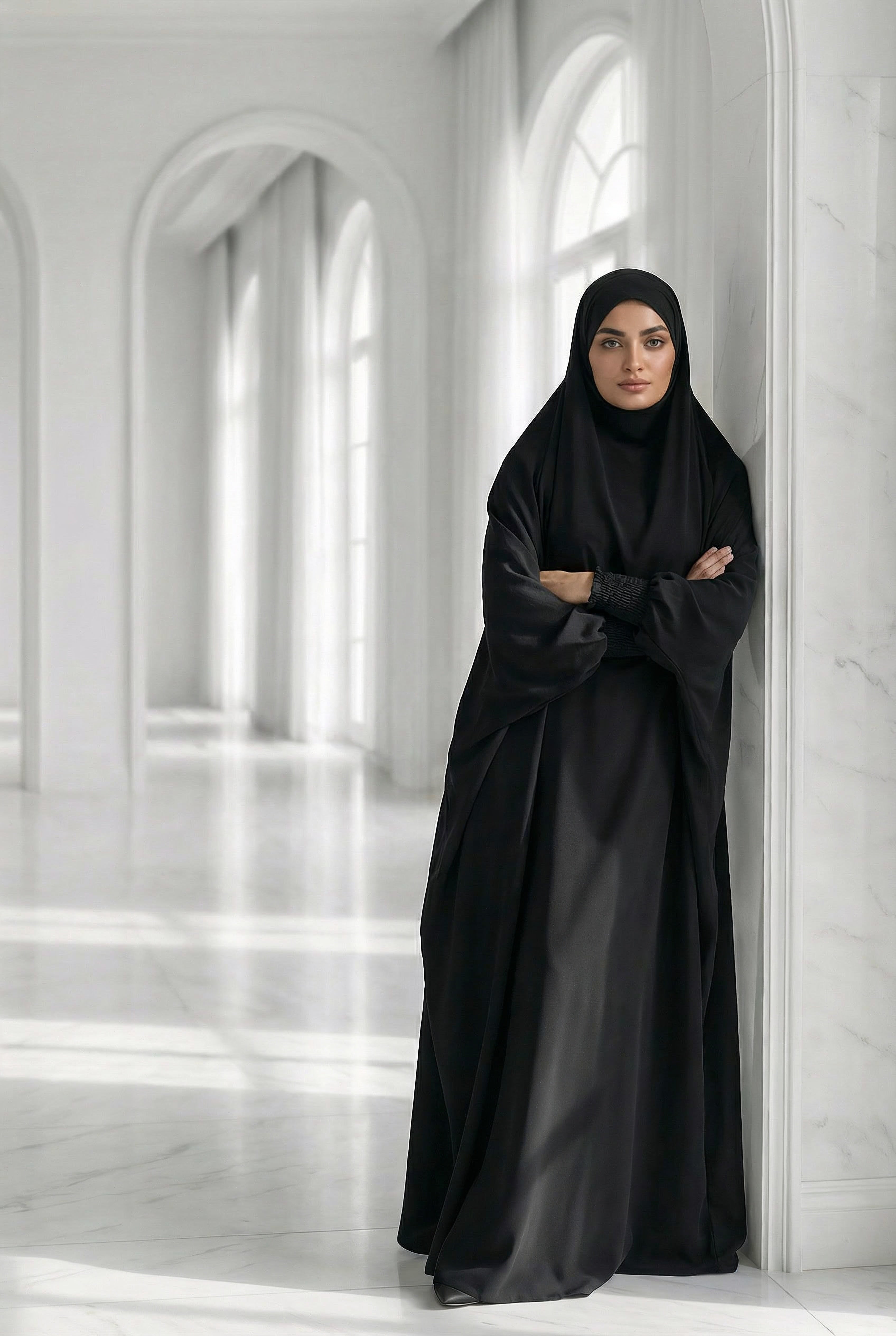 Saudi Jilbaab - Black