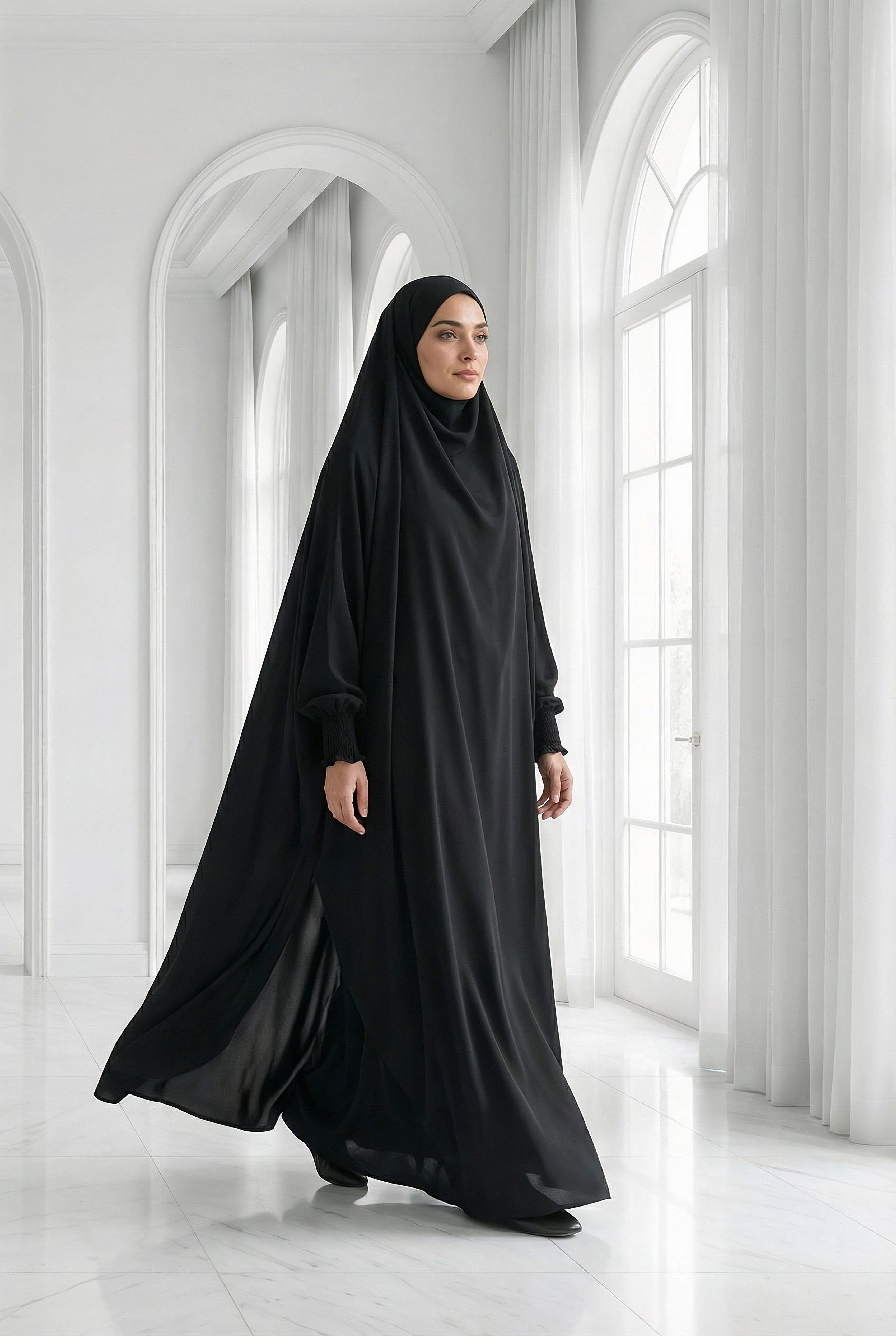 Saudi Jilbaab - Black