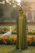Golden Olive Abaya